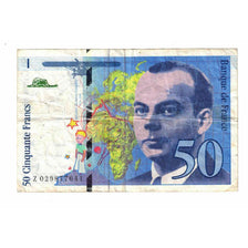 Frankreich, 50 Francs, St Exupéry, 1996, Z.02, S, Fayette:73.2, KM:157Ab