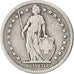 SWITZERLAND, 2 Francs, 1878, Bern, KM #21, VF(30-35), Silver, 27.4, 9.70