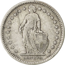 SWITZERLAND, 2 Francs, 1886, Bern, KM #21, VF(30-35), Silver, 27.4, 9.84