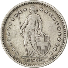 Coin, Switzerland, 2 Francs, 1886, Bern, VF(30-35), Silver, KM:21