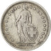 Coin, Switzerland, 2 Francs, 1886, Bern, VF(30-35), Silver, KM:21