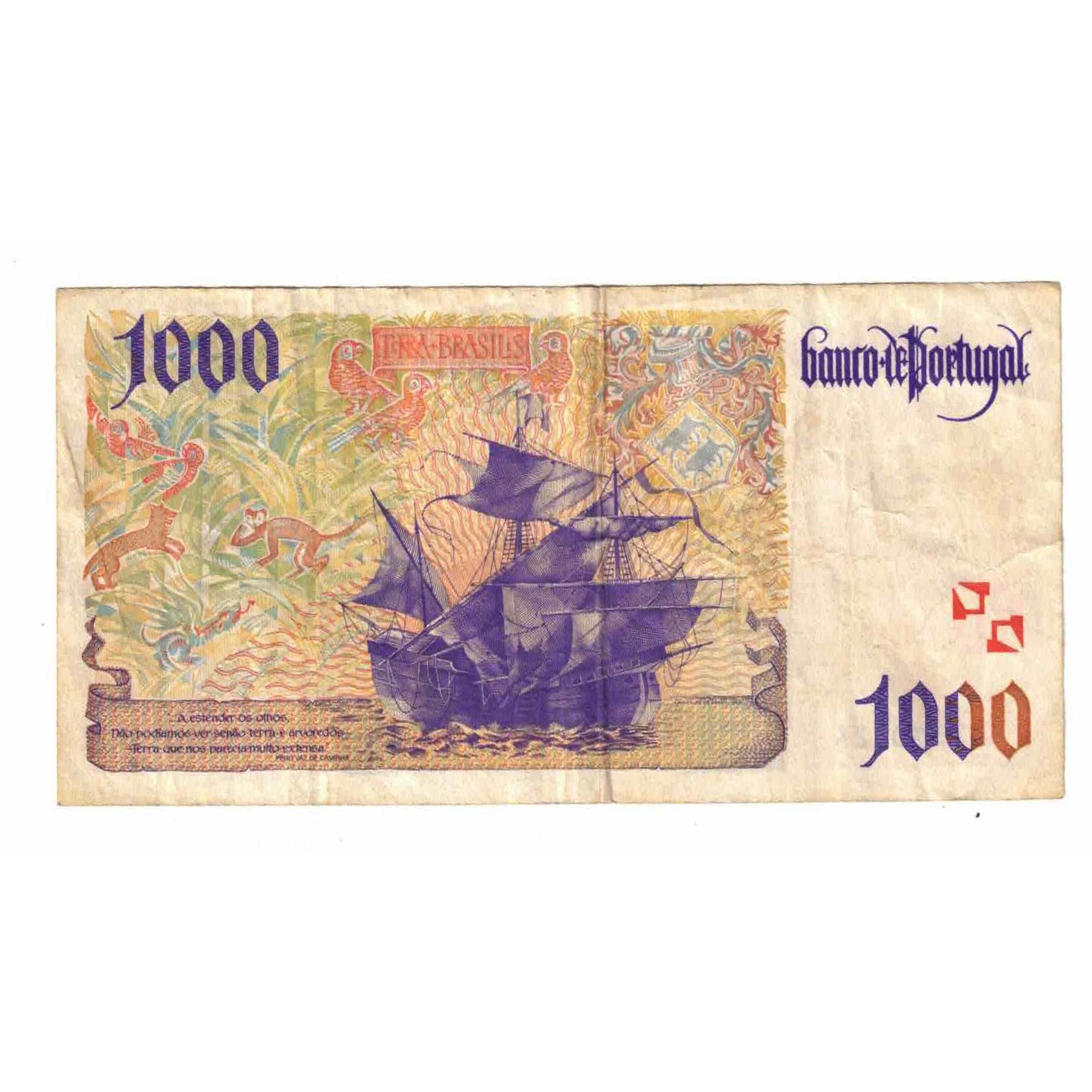 Banconote, Portogallo, 1000 Escudos, 1996, 1996-10-31, KM:188b, BB