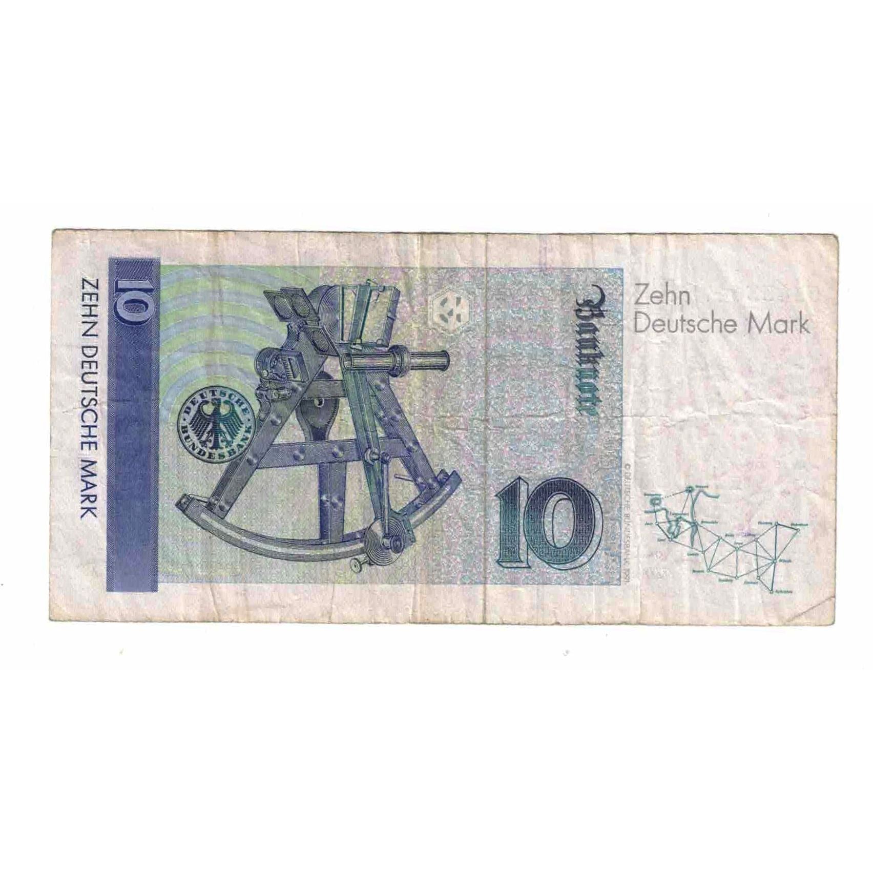 Banknote, GERMANY - FEDERAL REPUBLIC, 10 Deutsche Mark, 1993, 1993-10-01