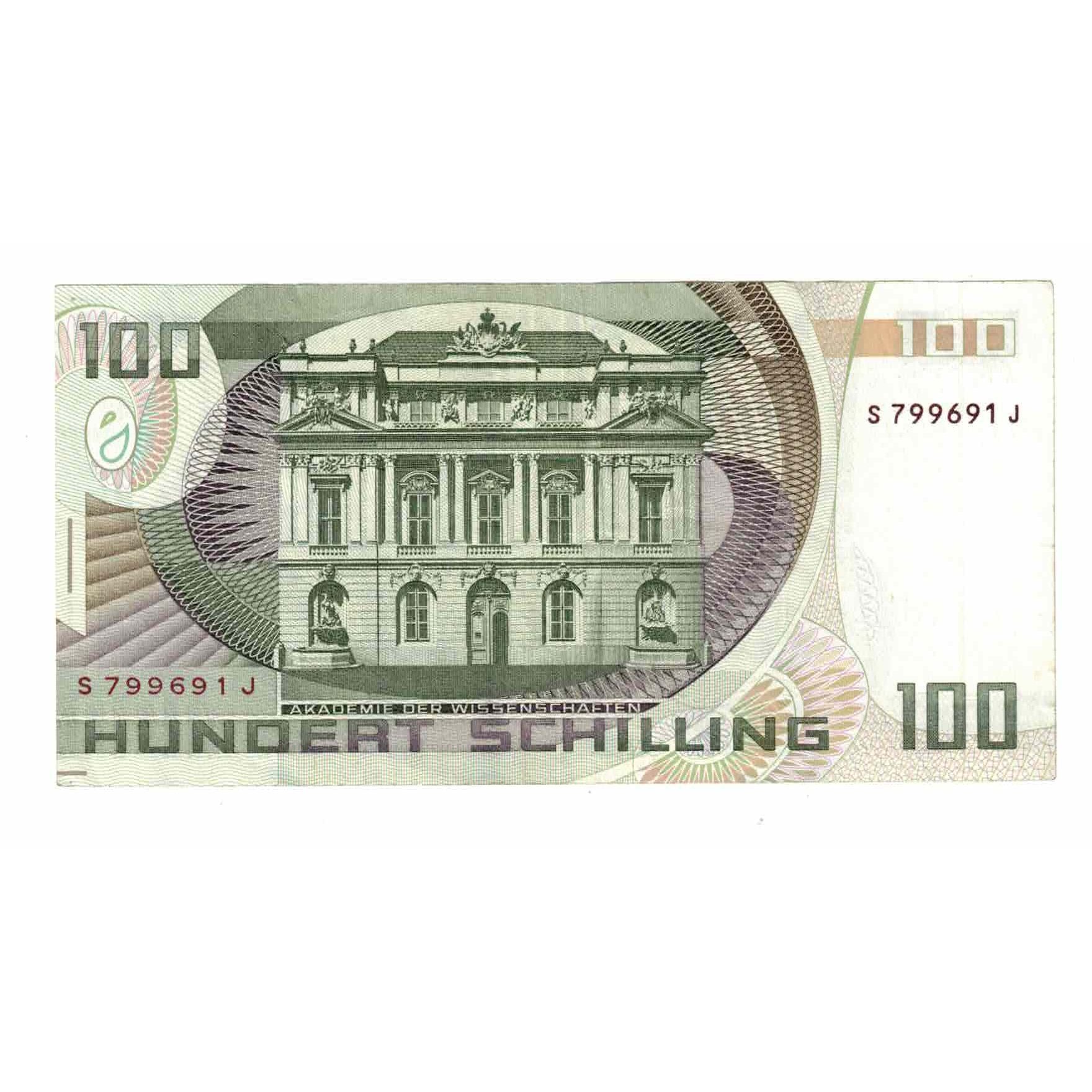 Banknote, Austria, 100 Schilling, 1984, 1984-01-02, KM:150, EF(40-45)