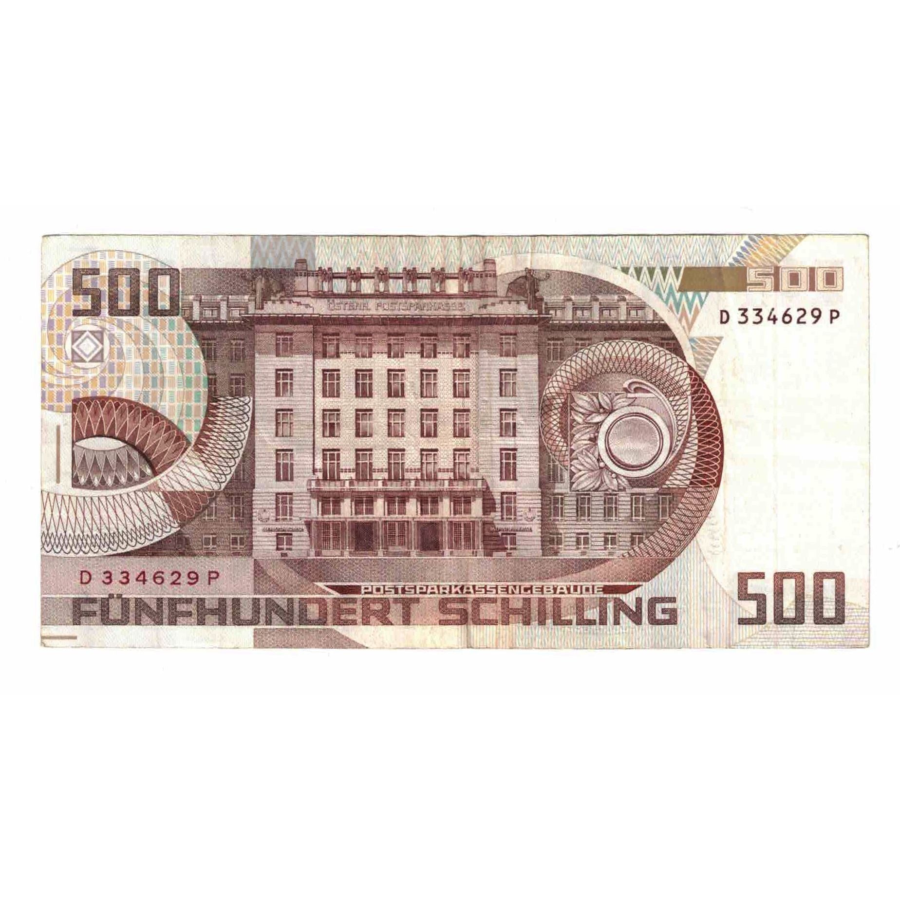Banknote, Austria, 500 Schilling, 1985, 1985-07-01, KM:151, VF(30-35)