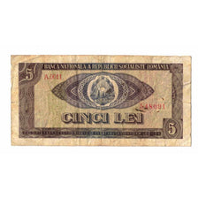 Banknote, Romania, 5 Lei, Undated (1966), KM:93a, VF(20-25)
