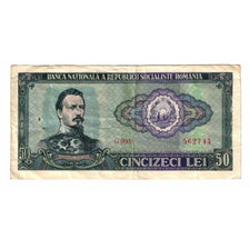 Banknote, Romania, 50 Lei, Undated (1966), KM:96a, VF(20-25)