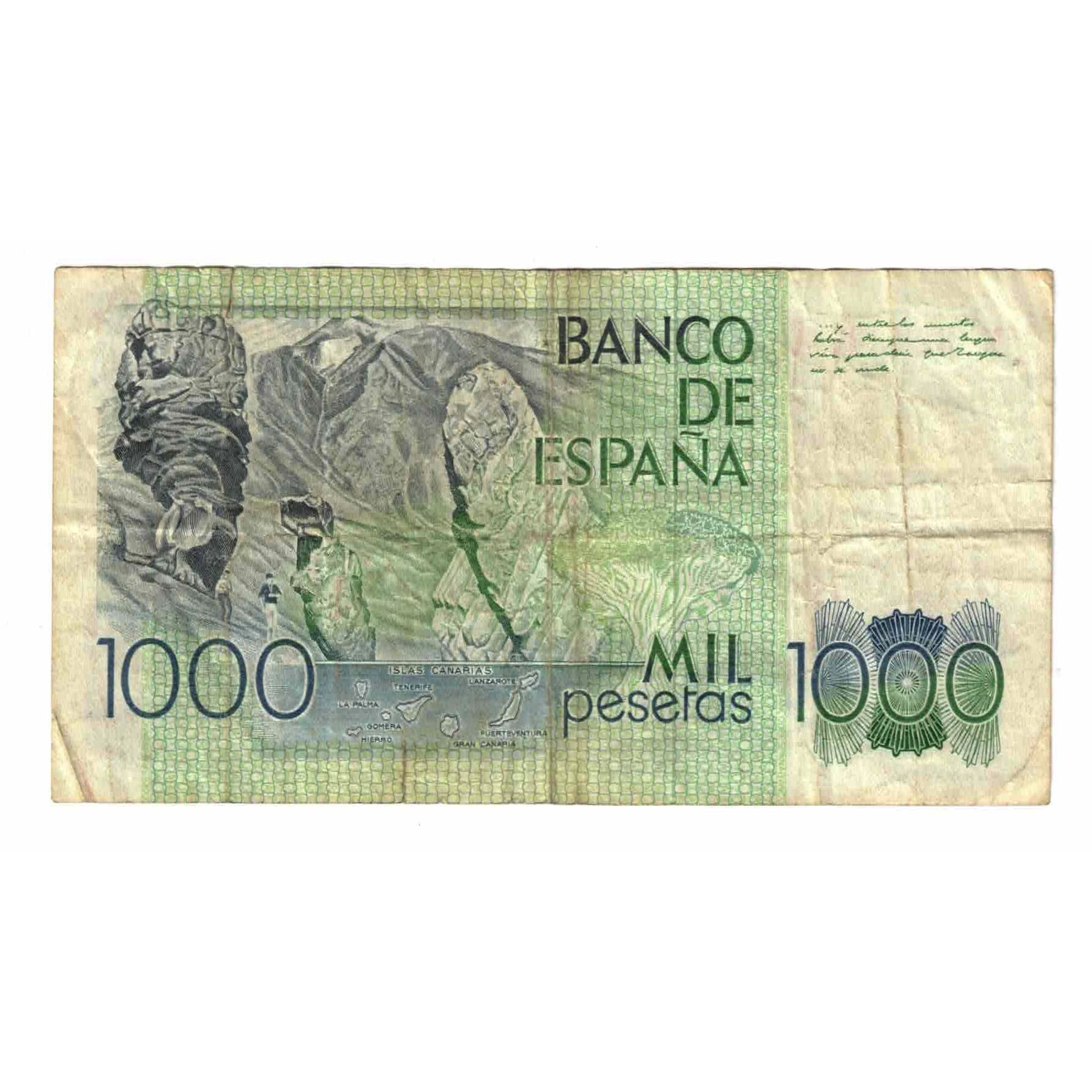 Billet, Espagne, 1000 Pesetas, 1979, 1979-10-23, KM:158, TB