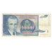 Banknote, Yugoslavia, 1000 Dinara, 1991, KM:110, VG(8-10)