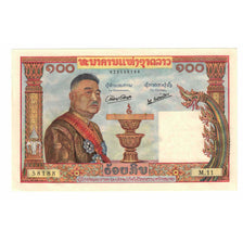 Banknote, Lao, 100 Kip, UNDATED 1957, KM:6a, UNC(65-70)