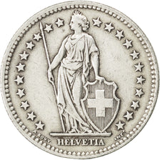 SWITZERLAND, 2 Francs, 1943, Bern, KM #21, EF(40-45), Silver, 27.4, 9.97