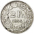 Münze, Schweiz, 2 Francs, 1944, Bern, VZ, Silber, KM:21