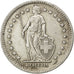 Coin, Switzerland, 2 Francs, 1946, Bern, AU(50-53), Silver, KM:21