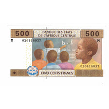 Banknote, Central African States, 500 Francs, 2002, KM:306M, UNC(65-70)