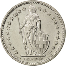 SWITZERLAND, 2 Francs, 1968, Bern, KM #21a.1, MS(63), Copper-Nickel, 27.4, 8.88