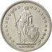 SWITZERLAND, 2 Francs, 1968, Bern, KM #21a.1, MS(63), Copper-Nickel, 27.4, 8.88