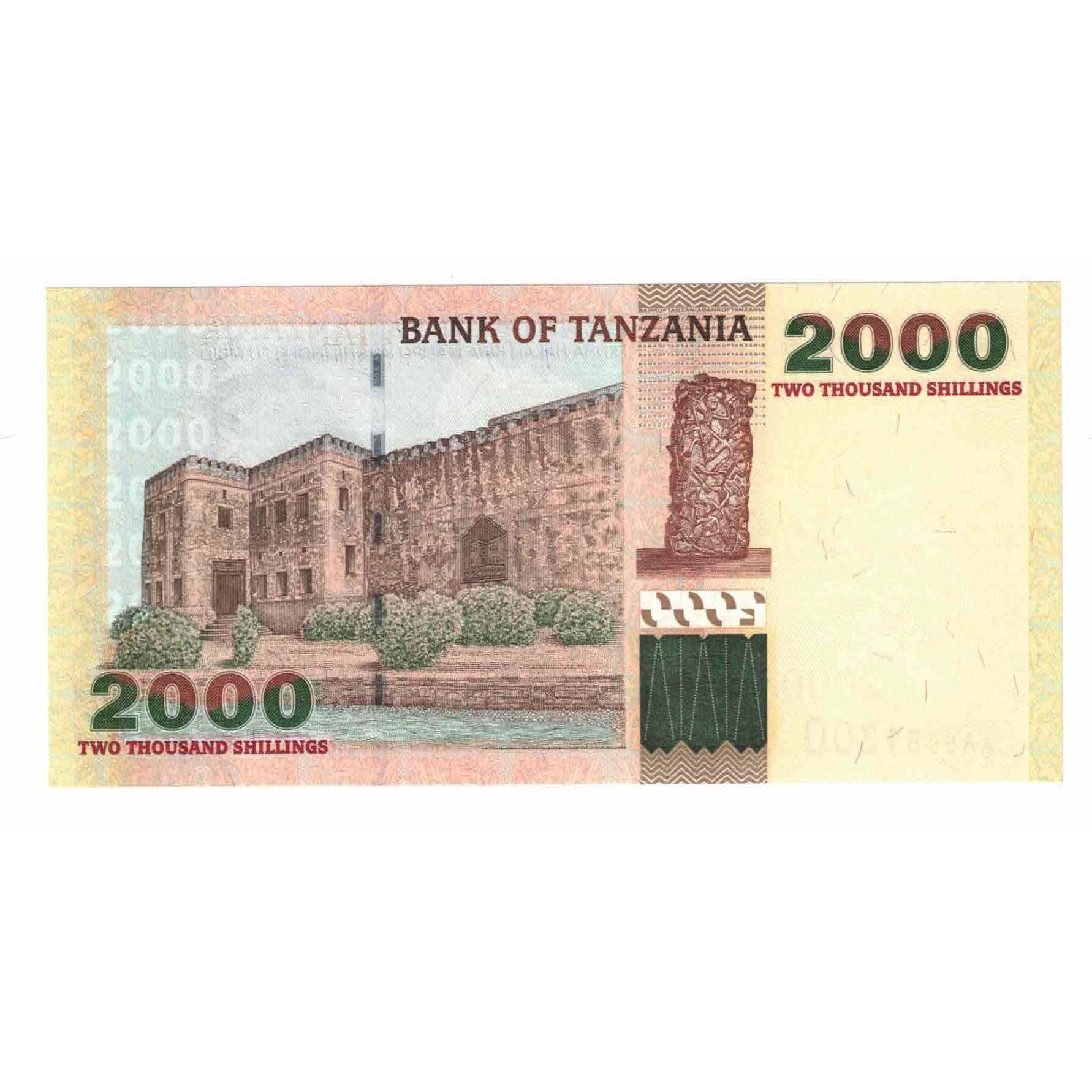 Geldschein, Tanzania, 2000 Shilingi, 2003, KM:37a, UNZ