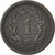 Moneda, Suiza, Rappen, 1878, Bern, MBC+, Bronce, KM:3.1