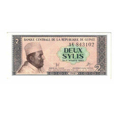 Banconote, Guinea, 2 Sylis, 1981, KM:21a, FDS