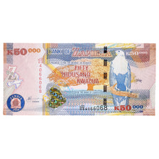 Billet, Zambie, 50,000 Kwacha, 2003, KM:48a, NEUF