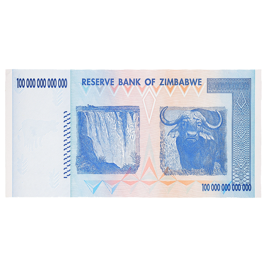 Banconote, Zimbabwe, 100 Trillion Dollars, 2008, KM:91, SPL
