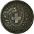 Moneta, Szwajcaria, Rappen, 1889, Bern, EF(40-45), Bronze, KM:3.1