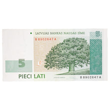 Banknot, Łotwa, 5 Lati, 2009, KM:53c, UNC(65-70)