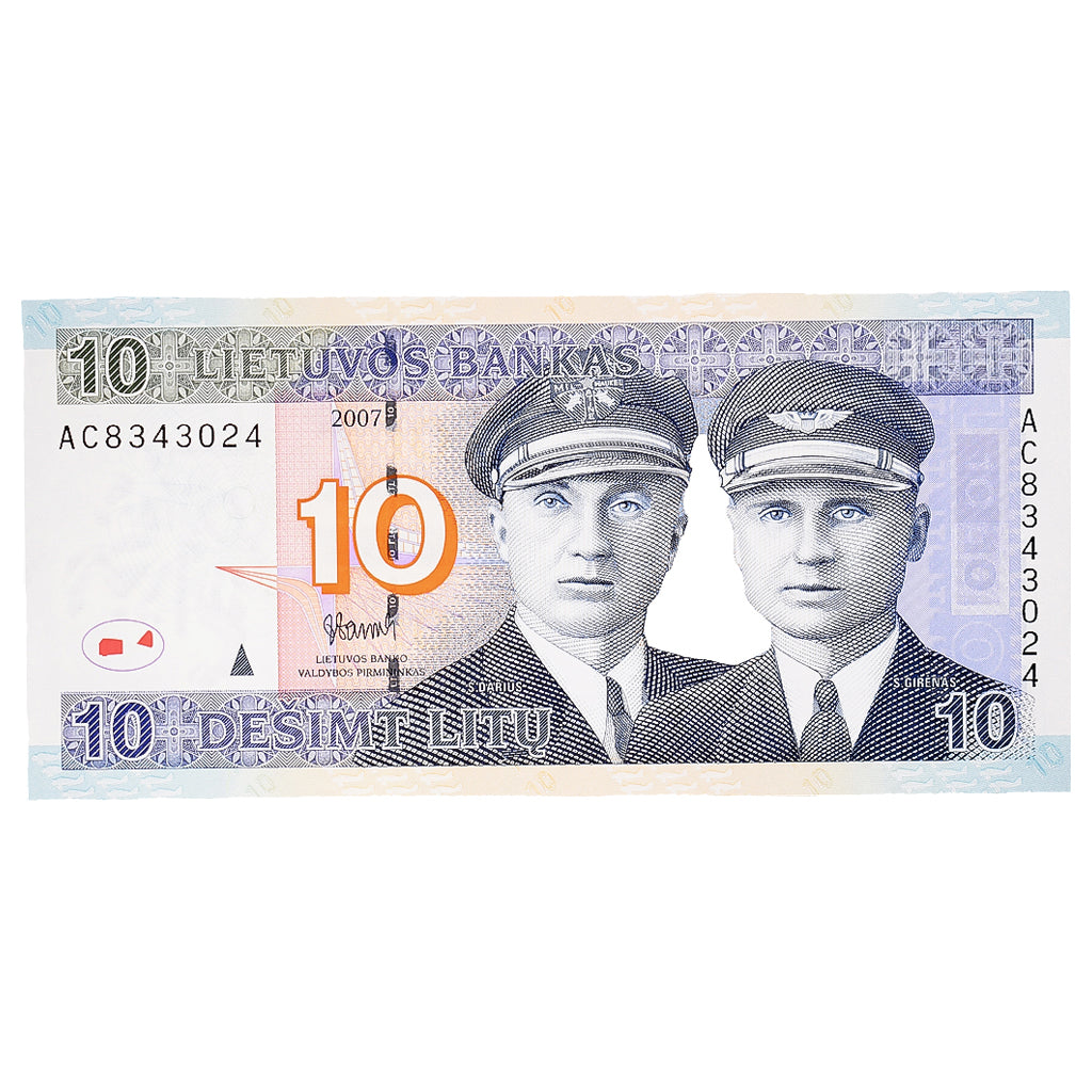 Billet, Lituanie, 10 Litu, 2007, 2007, KM:68, NEUF