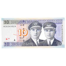 Billet, Lituanie, 10 Litu, 2007, 2007, KM:68, NEUF