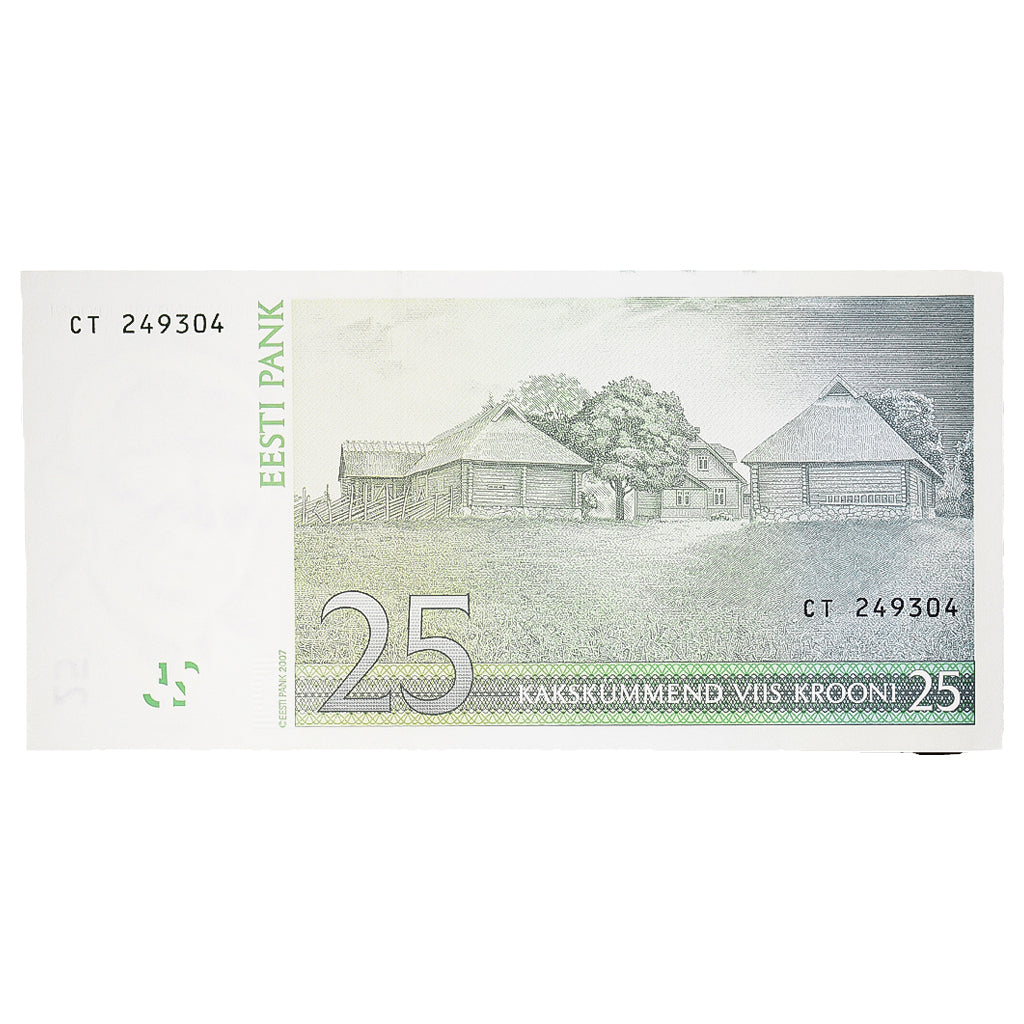 Billet, Estonie, 25 Krooni, 2007, KM:87a, NEUF