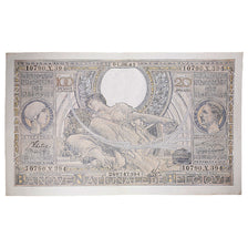 Banknote, Belgium, 100 Francs-20 Belgas, 1943, 1943-06-04, KM:107, AU(55-58)