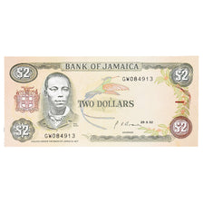Billet, Jamaïque, 2 Dollars, 1992, 1992-05-29, KM:69d, NEUF
