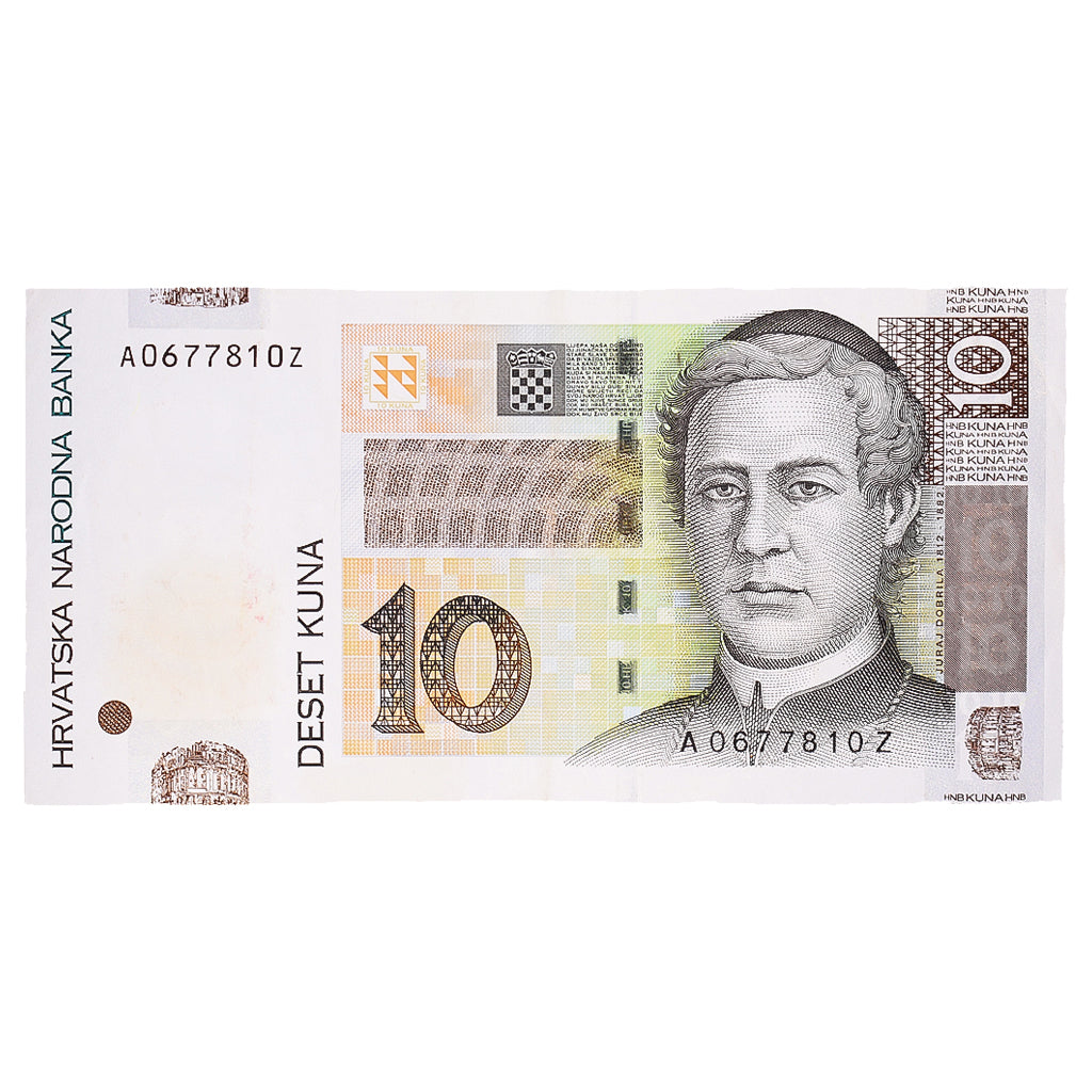Banknote, Croatia, 10 Kuna, 2001, 2001-03-07, KM:38, AU(55-58)