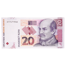 Billet, Croatie, 20 Kuna, 2001-03-07, KM:39, NEUF