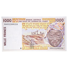 Banknote, West African States, 1000 Francs, 1998, KM:111Ah, UNC(65-70)