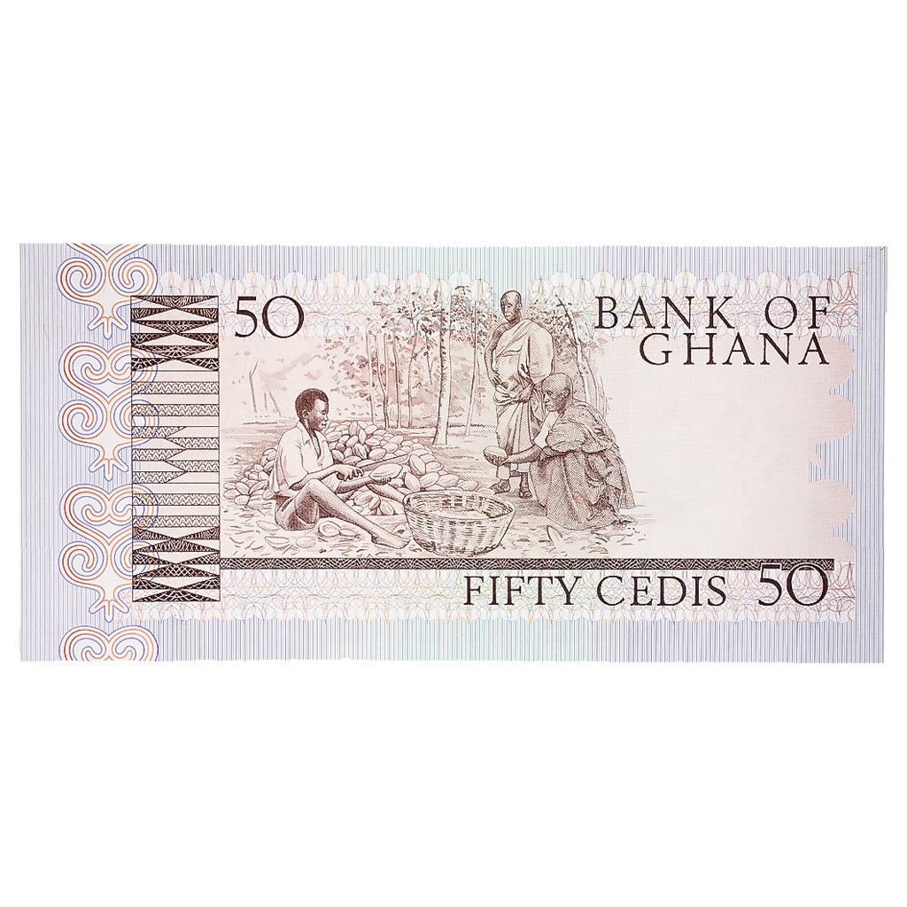 Banconote, Ghana, 50 Cedis, 1980, 1980-07-02, KM:22b, FDS