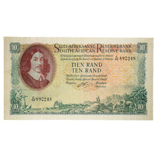 Banknote, South Africa, 10 Rand, Undated (1962), KM:107b, AU(55-58)