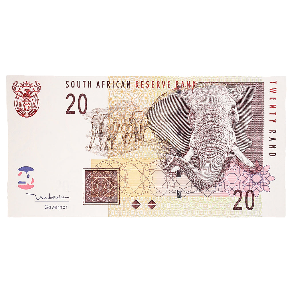 Banknote, South Africa, 20 Rand, Undated (2005), KM:129a, UNC(65-70)