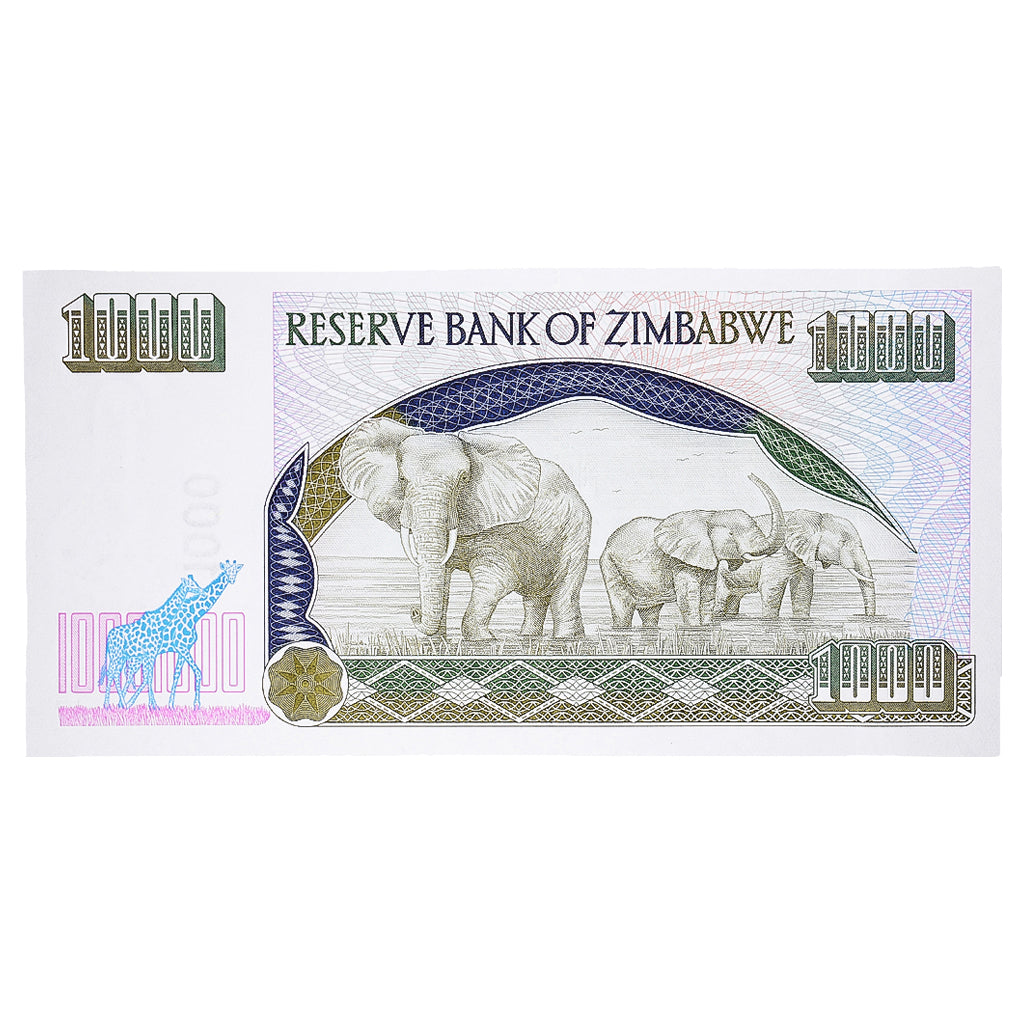 Billete, 1000 Dollars, 2003, Zimbabue, KM:12a, UNC