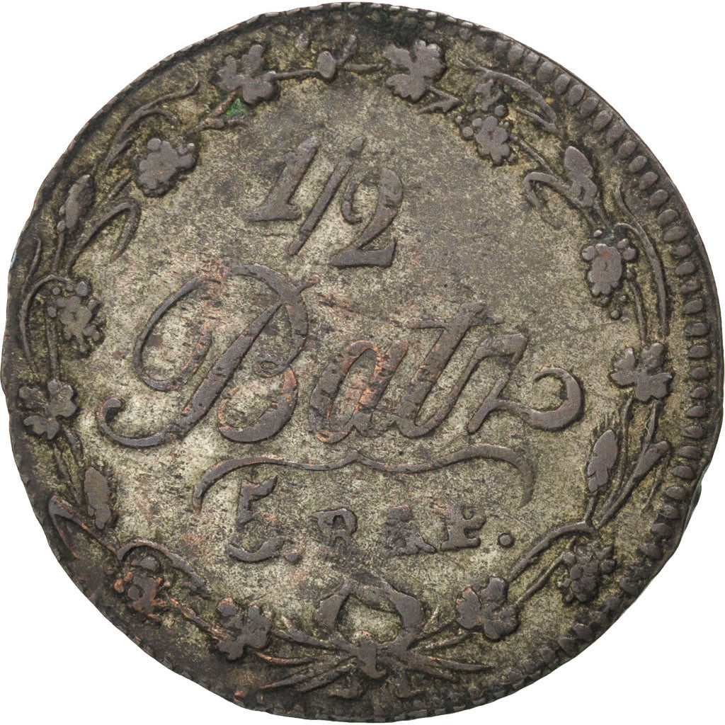 SWISS CANTONS, 1/2 Batzen-5 Rappen, 1806, KM #6, EF(40-45), Billon, 2.04