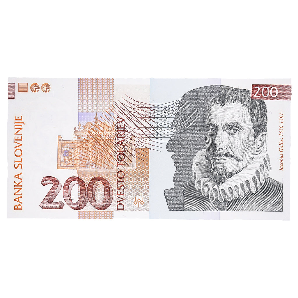 Banknote, Slovenia, 200 Tolarjev, 2004, 2004-01-15, KM:15d, UNC(65-70)