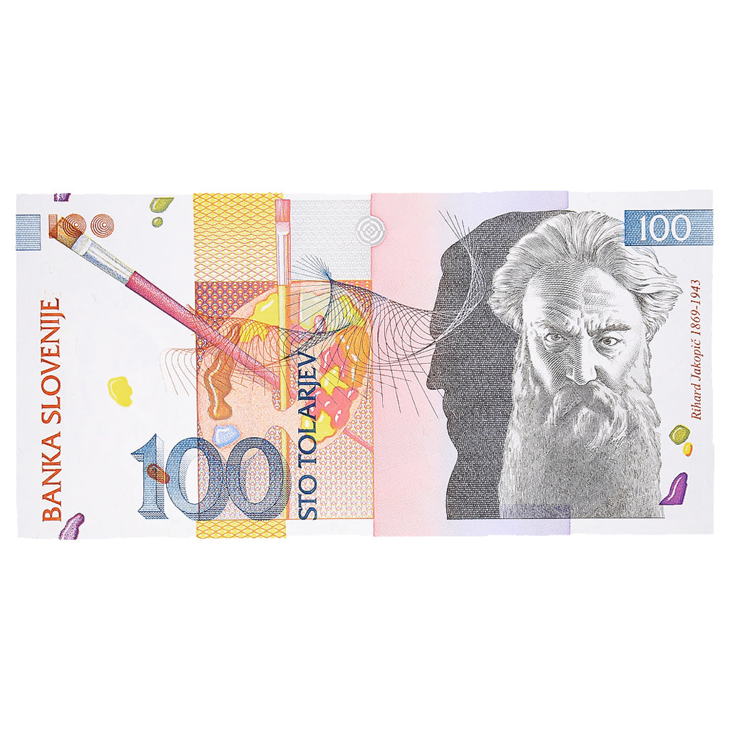 Banknote, Slovenia, 100 Tolarjev, 1992, 1992-01-15, KM:14A, UNC(65-70)