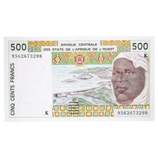 Banknote, West African States, 500 Francs, Undated (1995), KM:710Ke, EF(40-45)