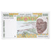 Banknote, West African States, 500 Francs, Undated (1995), KM:710Ke, EF(40-45)