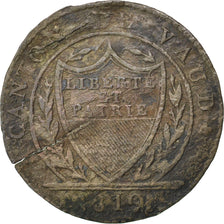 SWISS CANTONS, Batzen-10 Rappen, 1819, KM #8, VF(20-25), Billon, 2.11