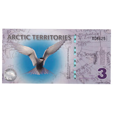 Banknote, United States, Dollar, 2011, 3 DOLLAR ARTIC TERRITORIES, UNC(65-70)
