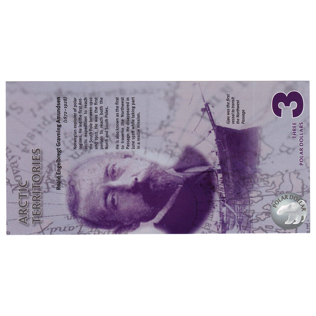 Banknote, United States, Dollar, 2011, 3 DOLLAR ARTIC TERRITORIES, UNC(65-70)