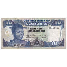 Banknote, Swaziland, 10 Emalangeni, 2004, 2004-04-01, KM:29b, VF(20-25)