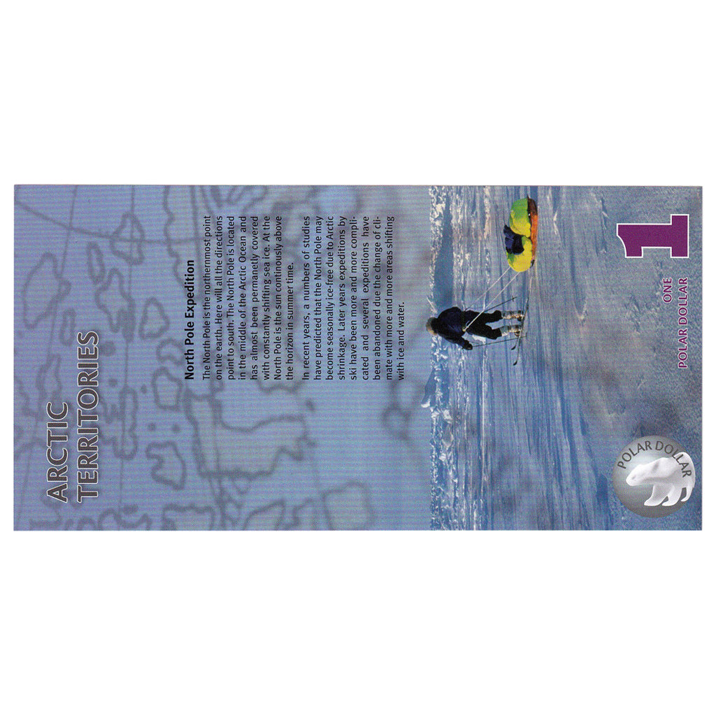 Banknote, United States, Dollar, 2012, 1 DOLLAR ARTIC TERRITORIES, UNC(65-70)