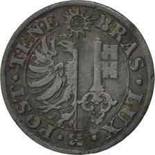 SWISS CANTONS, Centime, 1839, KM #125, EF(40-45), Billon, 0.60